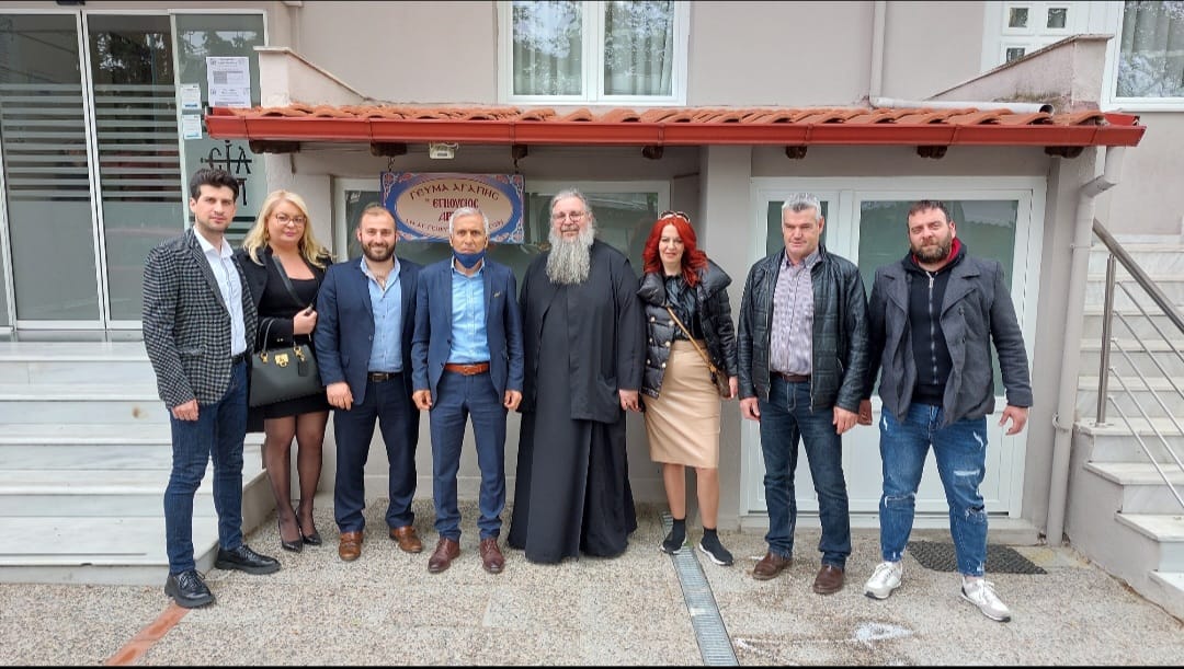 Στον Ι.Ν. Αγίου Γεωργίου Γιαννιτσών ο Σ. Καστερίδης και μέλη του συνδυασμού τού.