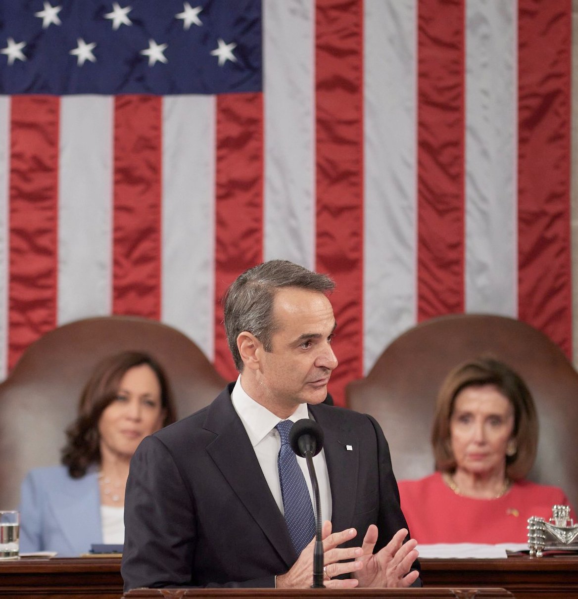 Μητσοτάκης: Η Ελλάδα είναι μια Δημοκρατία που επιδιώκει την ειρήνη και που πάντα τείνει χείρα φιλίας στους γείτονές της.