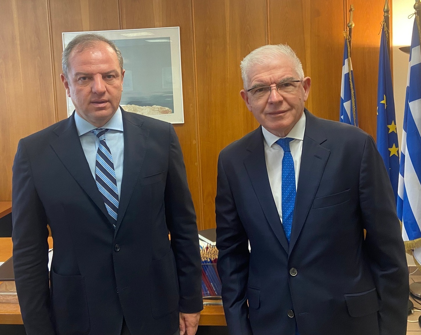 Συνάντηση Σταμενίτης με τον Πρόεδρο του ΕΛΓΑ για τα προβλήματα σε κεράσια, ροδάκινα, βερίκοκα.