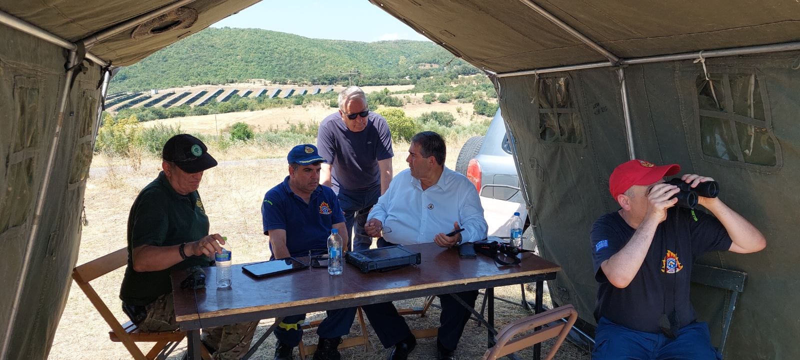 Δάνης Τζαμτζής: Η φωτιά στο Πάϊκο είναι υπό πλήρη έλεγχο.