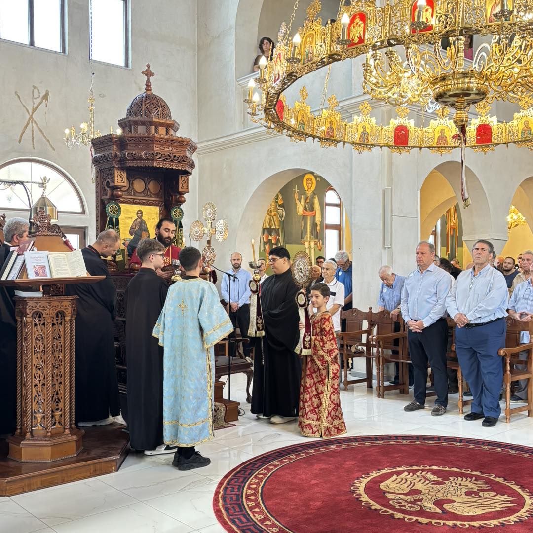 Στην Αρχιερατική Θεία Λειτουργία για τους εορτασμούς της Αγίας Βάσσηs της Εδεσσαίας στον Ιερό Ναό της στην Έδεσσα ο Δ. Σταμενίτης