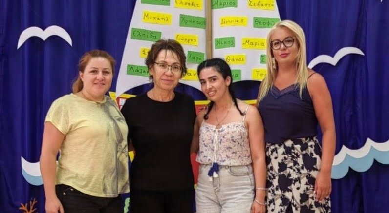Η Νατάσσα Δαρδανελιώτη στον Παιδικό Σταθμό Νέου Μυλοτόπου με μήνυμα στήριξης προς το προσωπικό