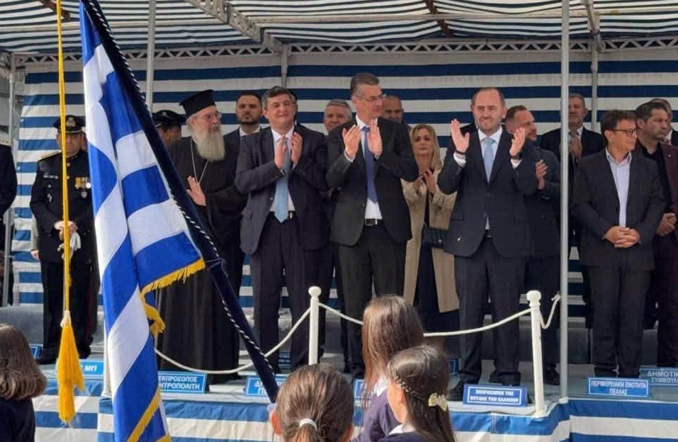 Λάκης Βασιλειάδης: Εκπρόσωπος της Βουλής στον εορτασμό της 28ης Οκτωβρίου στα Γιαννιτσά