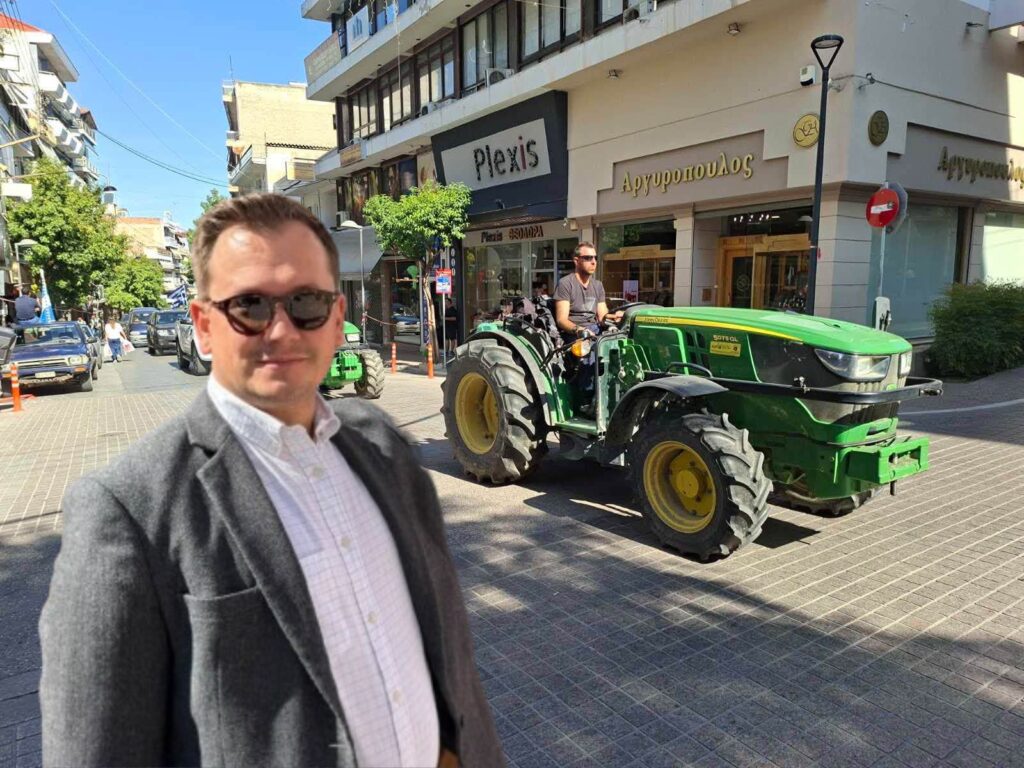 Στο συλλαλητήριο των αγροτών στα Γιαννιτσά παρέστη ο Αντιδήμαρχος, Νίκος Δόντσης